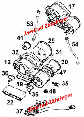 Ersatzteile Kockpit RS 125 Bj. 1993-1994