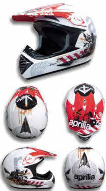Original Aprilia-Helm Enduro / Moto Cross