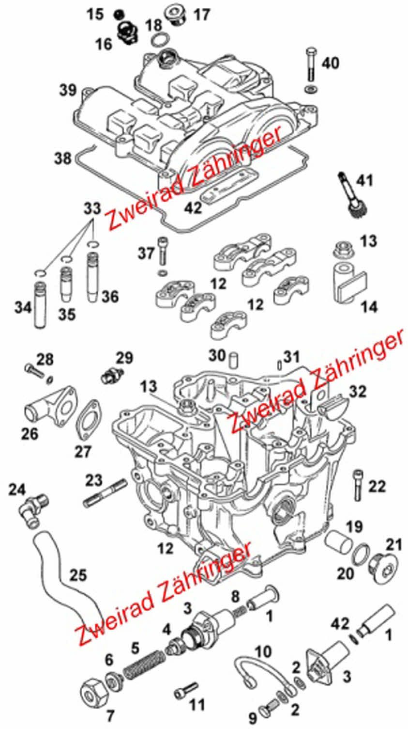 Zylinderkopf Rotax 650