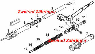 Gabel Aprilia SR 50 Bj. 2000-2015