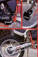 Hinterrad aprilia RX+MX 1984