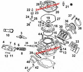 Ersatzteile Zylinder 125 (Rotax 123)