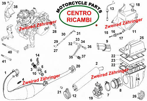 Diverses Ersatzteile Aprilia RS 125