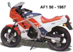 Ersatzteile Aprilia AF1 50 ccm Bj. 1987